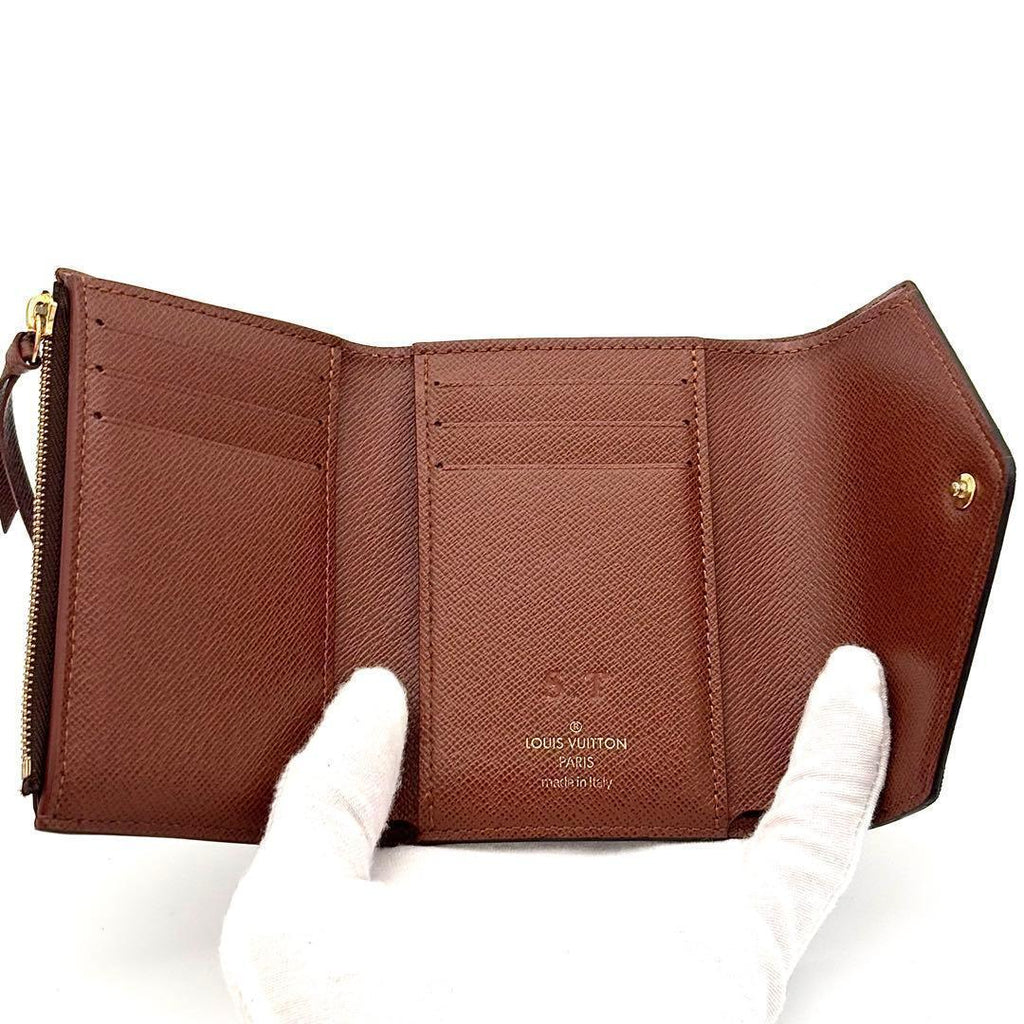 Louis Vuitton Wallet Monogram Portefeuille Victorine Brown — view 4