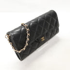 Chanel Lambskin Quilted Wallet Black — view 2