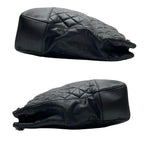 Chanel Quilted Lambskin Chain Shoulder Tote Black — view 3