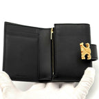 Celine Wallet Fine Strap Triomphe Black — view 4