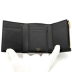 Celine Wallet Fine Strap Triomphe Black — view 5