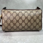 Gucci GG Sherry Line Shoulder Bag Brown Leather — view 3