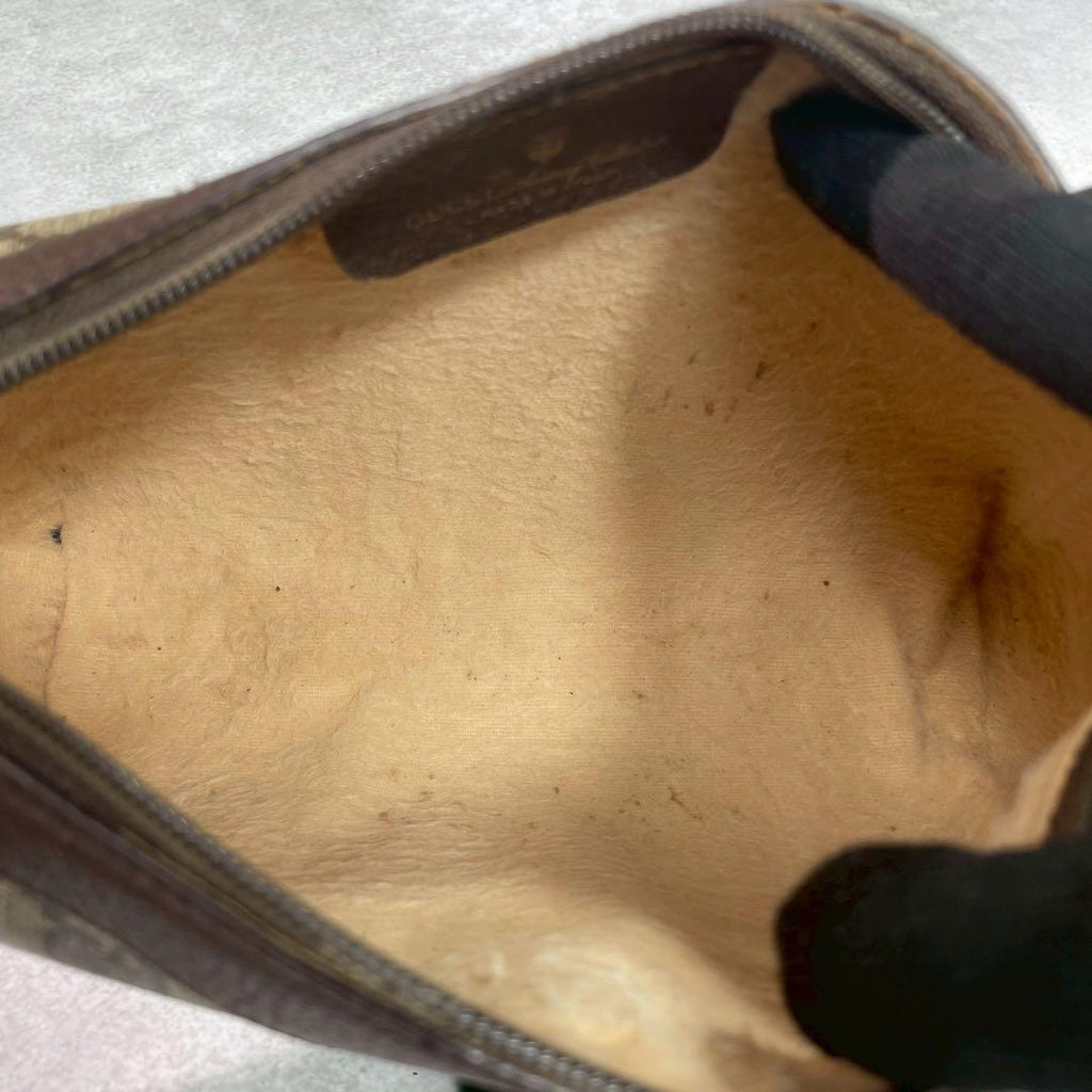 Gucci GG Sherry Line Shoulder Bag Brown Leather — view 5