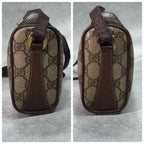 Gucci GG Sherry Line Shoulder Bag Brown Leather — view 6