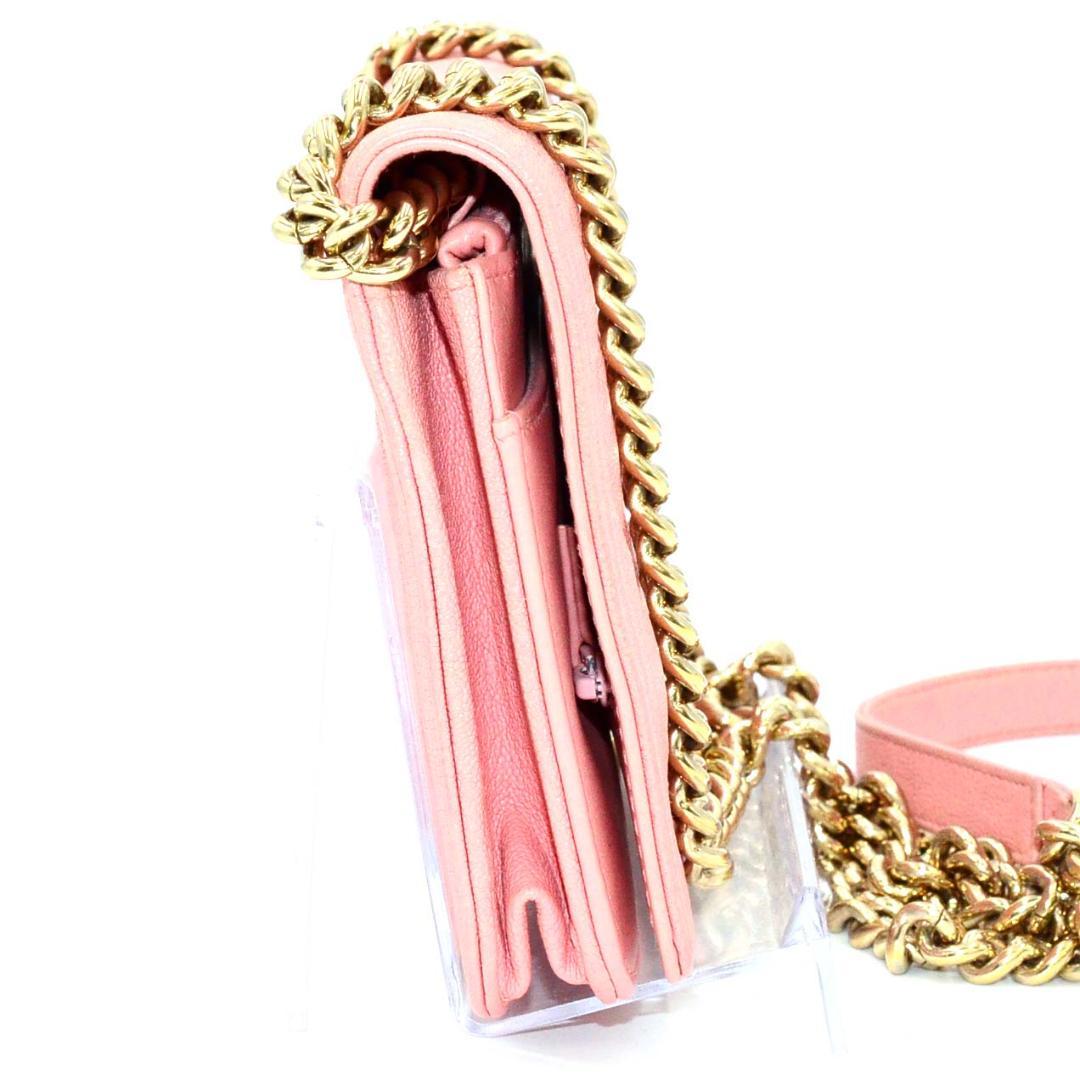 Chanel Boy Caviar Leather Chain Shoulder — view 3