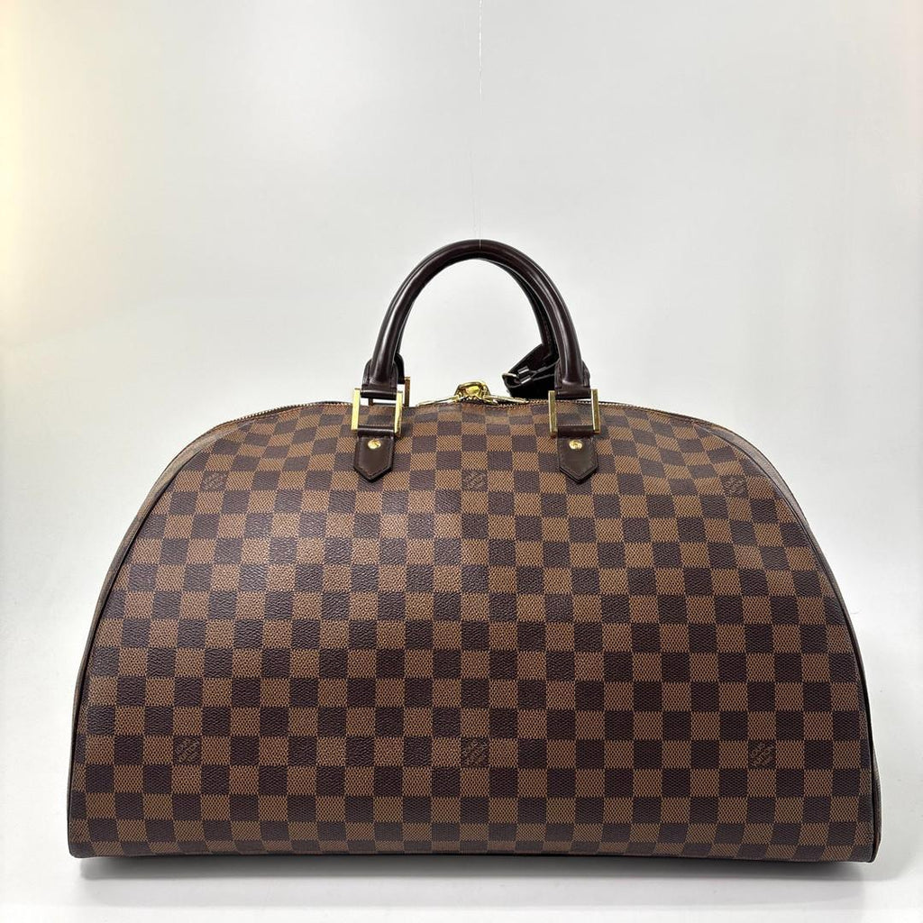 Louis Vuitton Damier Riviera GM Boston Bag Brown — view 5