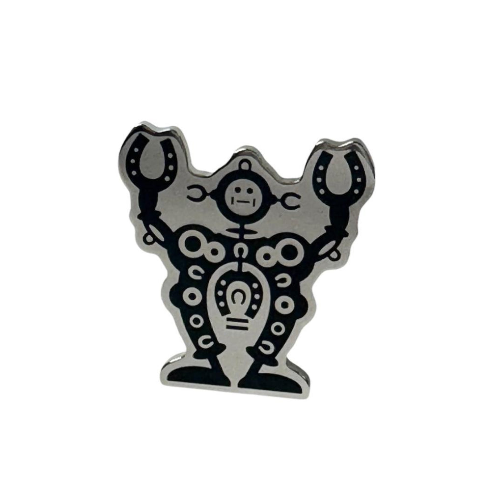 Hermes Hello Star Fariere Pin Badge Robot