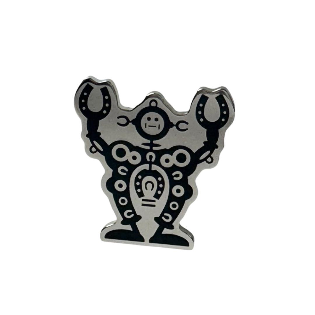 Hermes Hello Star Fariere Pin Badge Robot