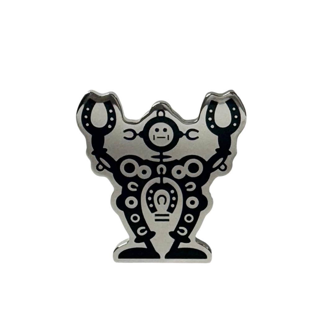 Hermes Hello Star Fariere Pin Badge Robot — view 2