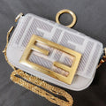 Fendi Nano Baguette Charm 2-Way Zucca Mini