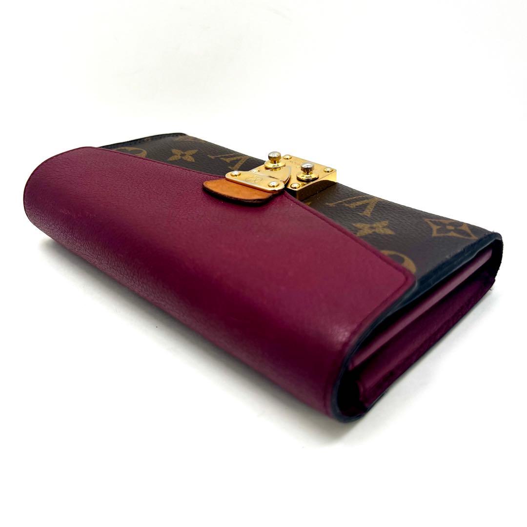 Louis Vuitton Monogram Portefeuille Pallas Fuchsia — view 3