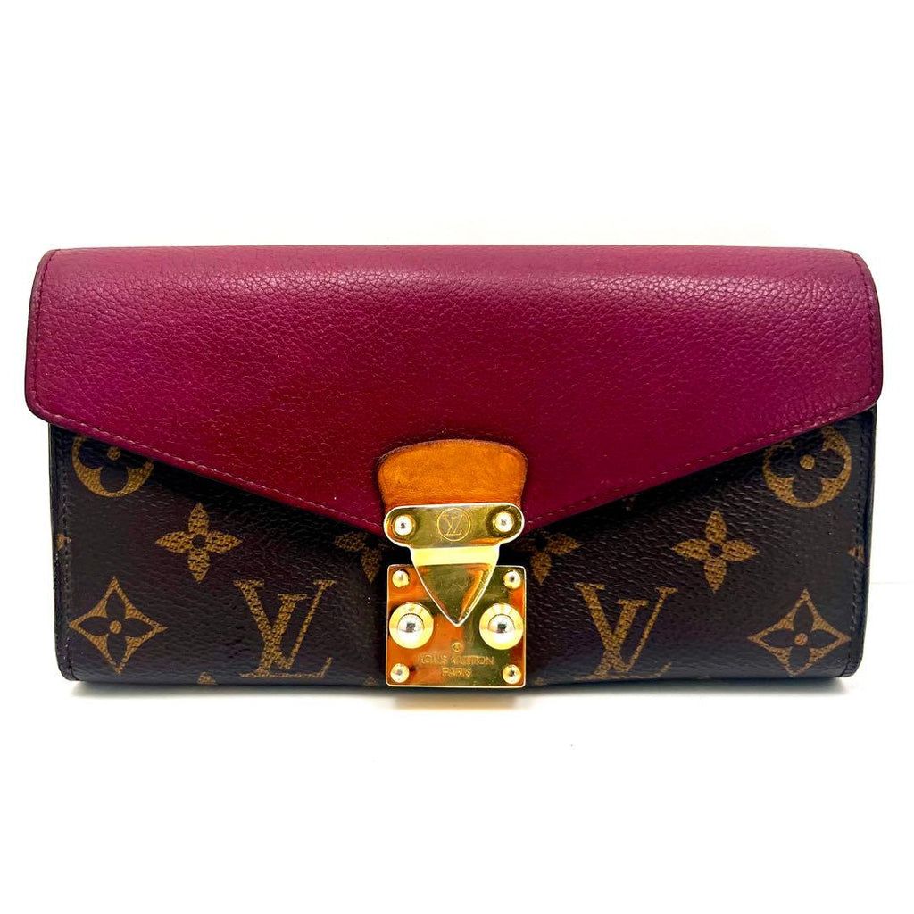 Louis Vuitton Monogram Portefeuille Pallas Fuchsia — view 9