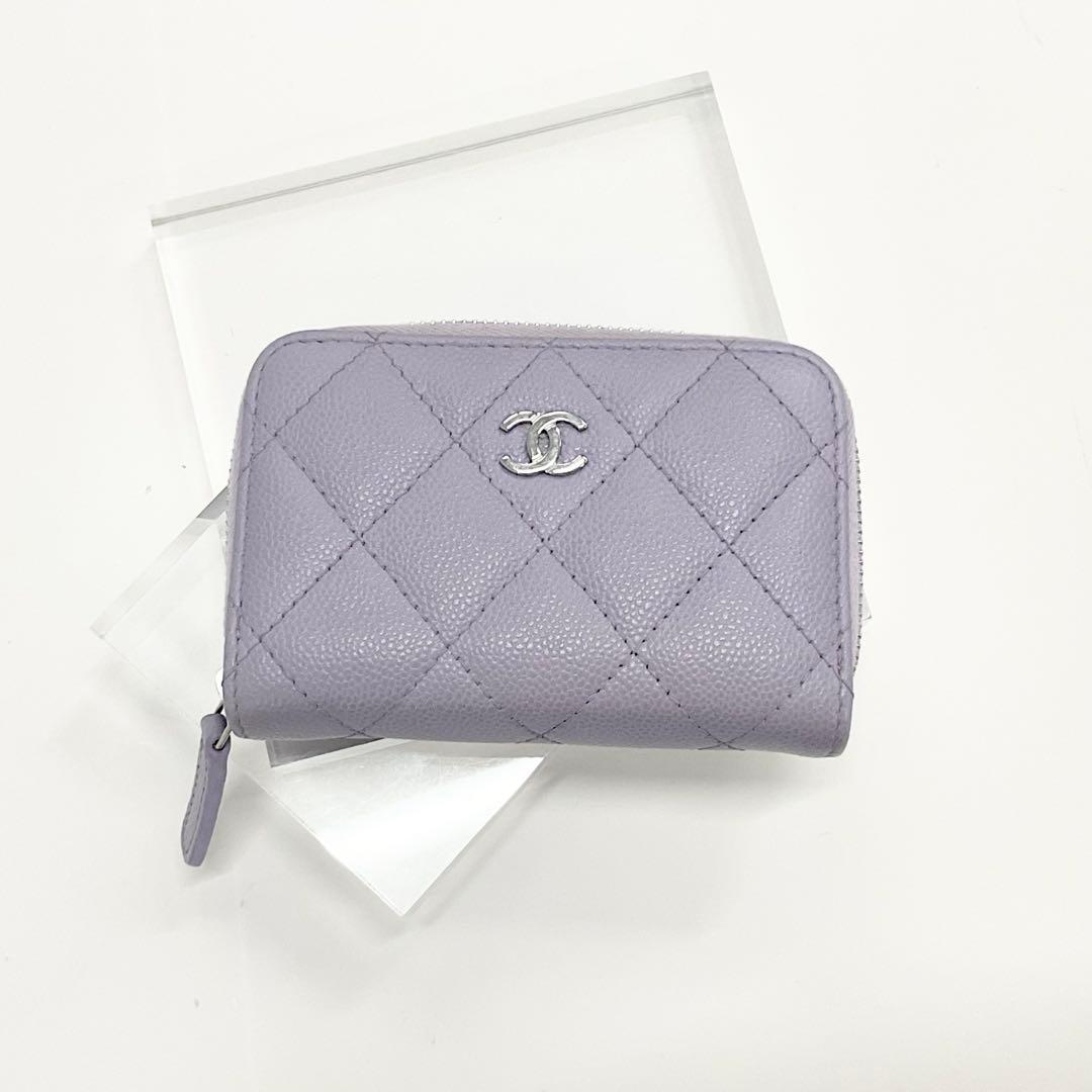 Chanel Caviar Leather Quilted CC Logo Classic Wallet Coin Purse — view 2