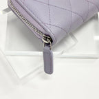 Chanel Caviar Leather Quilted CC Logo Classic Wallet Coin Purse — view 5