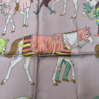 Hermes Carre 90 Ronds de Marche Scarf — view 4