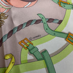 Hermes Carre 90 Ronds de Marche Scarf — view 8