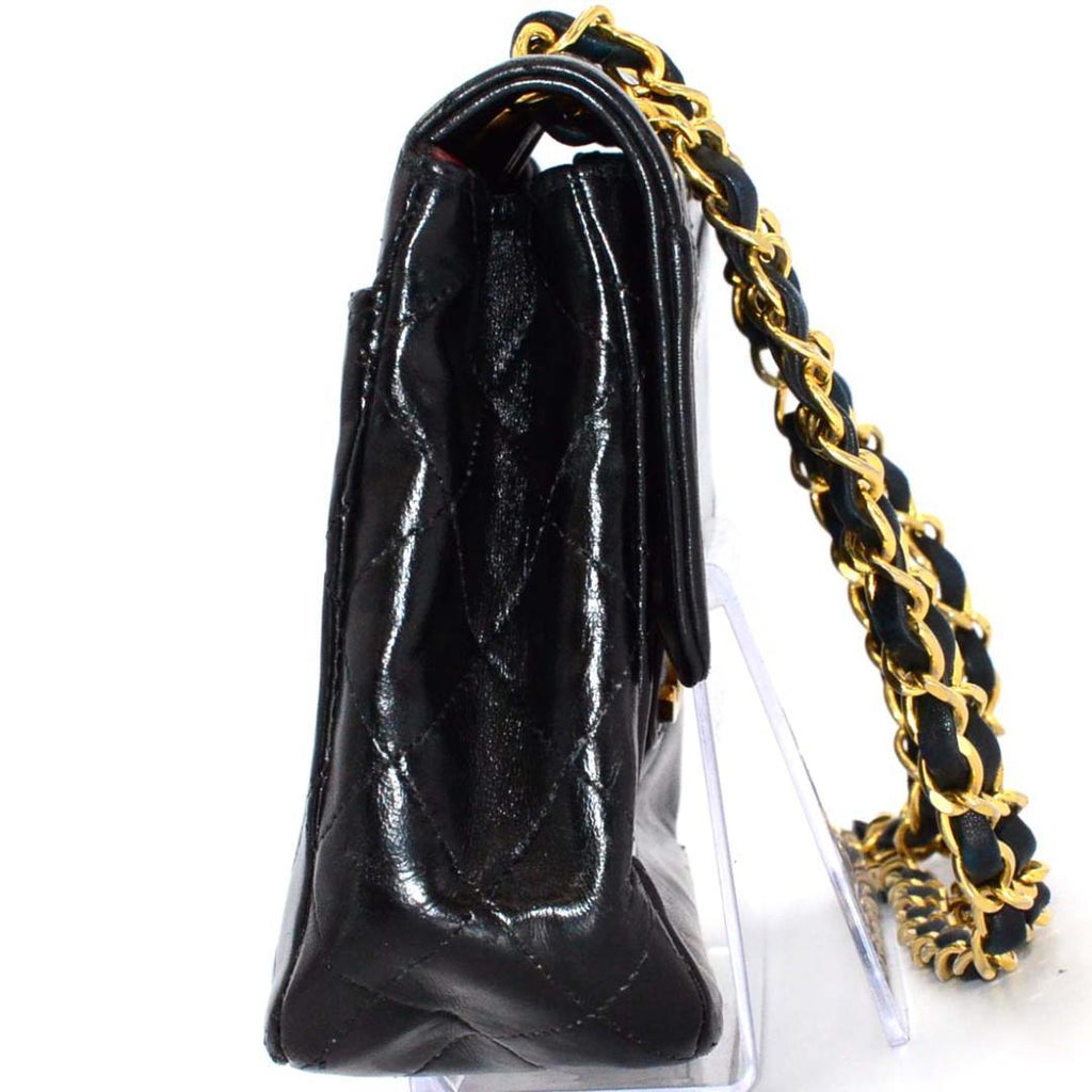 Chanel Quilted Lamb Turnlock Chain Shoulder Bag — view 4