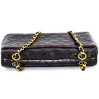 Chanel Quilted Lamb Turnlock Chain Shoulder Bag — view 7