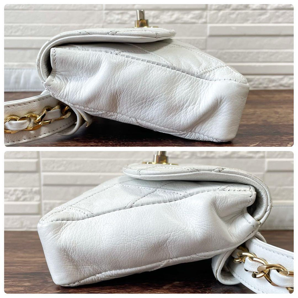 Chanel Bicolor Quilted Lambskin Waist Belt — view 4
