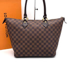 Louis Vuitton Damier Ebene Saleya MM Tote Bag — view 2