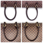 Louis Vuitton Damier Ebene Saleya MM Tote Bag — view 6