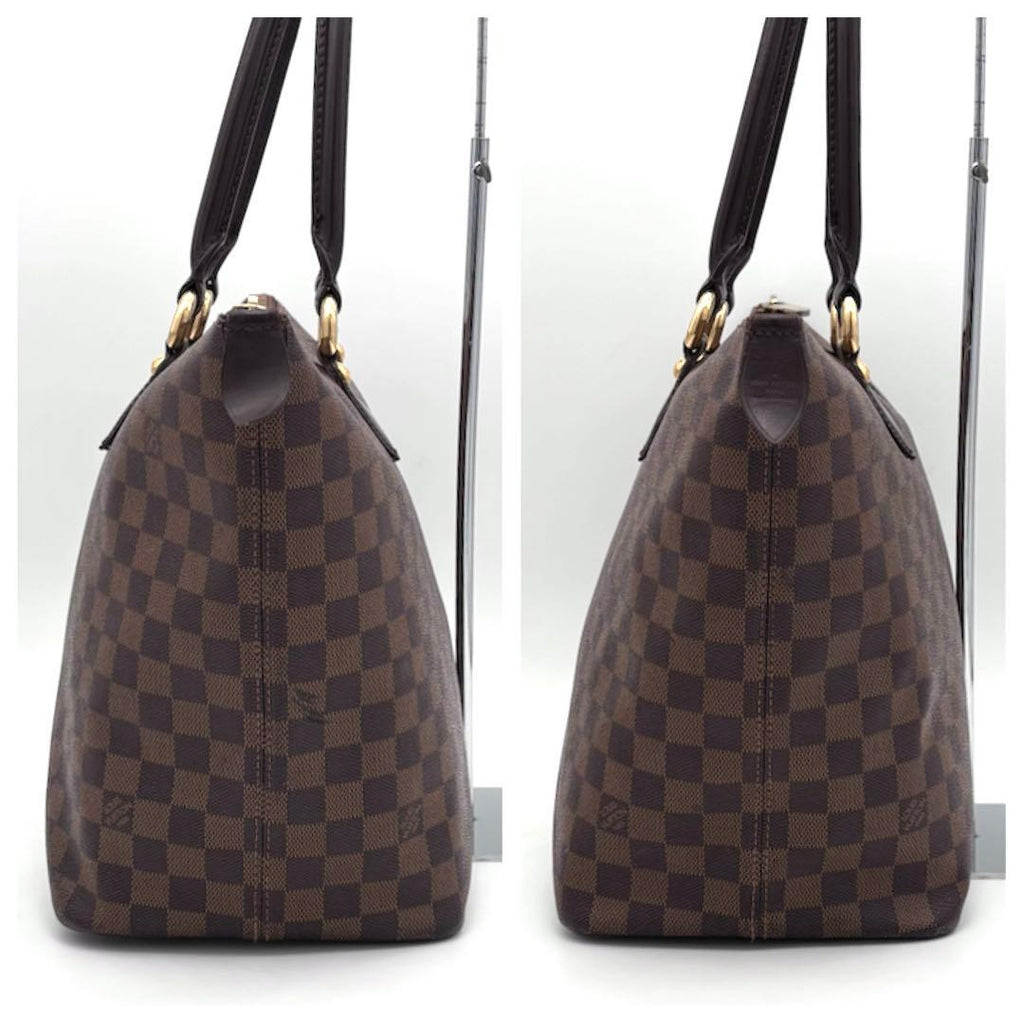 Louis Vuitton Damier Ebene Saleya MM Tote Bag — view 7