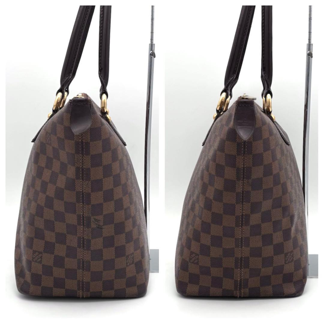 Louis Vuitton Damier Ebene Saleya MM Tote Bag — view 7