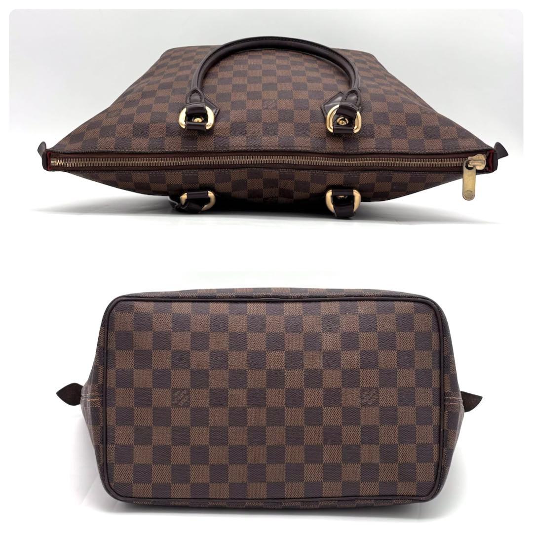 Louis Vuitton Damier Ebene Saleya MM Tote Bag — view 8