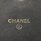 Chanel Class Bifold Wallet Caviar Black Gold — view 5