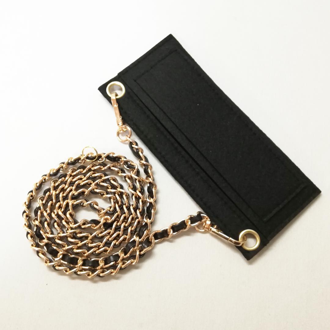 Chanel Class Bifold Wallet Caviar Black Gold — view 6