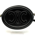 Celine Shoulder Bag Black Oval Perth Cuir — view 2