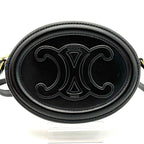 Celine Shoulder Bag Black Oval Perth Cuir — view 3