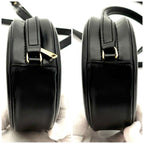Celine Shoulder Bag Black Oval Perth Cuir — view 4