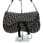 Dior Trotter Double Saddle Bag Gray