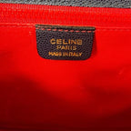 Celine Triomphe Leather 2-Way Handbag Blue — view 9