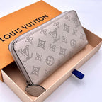 Louis Vuitton Monogram Mahina Zippy Wallet Brume