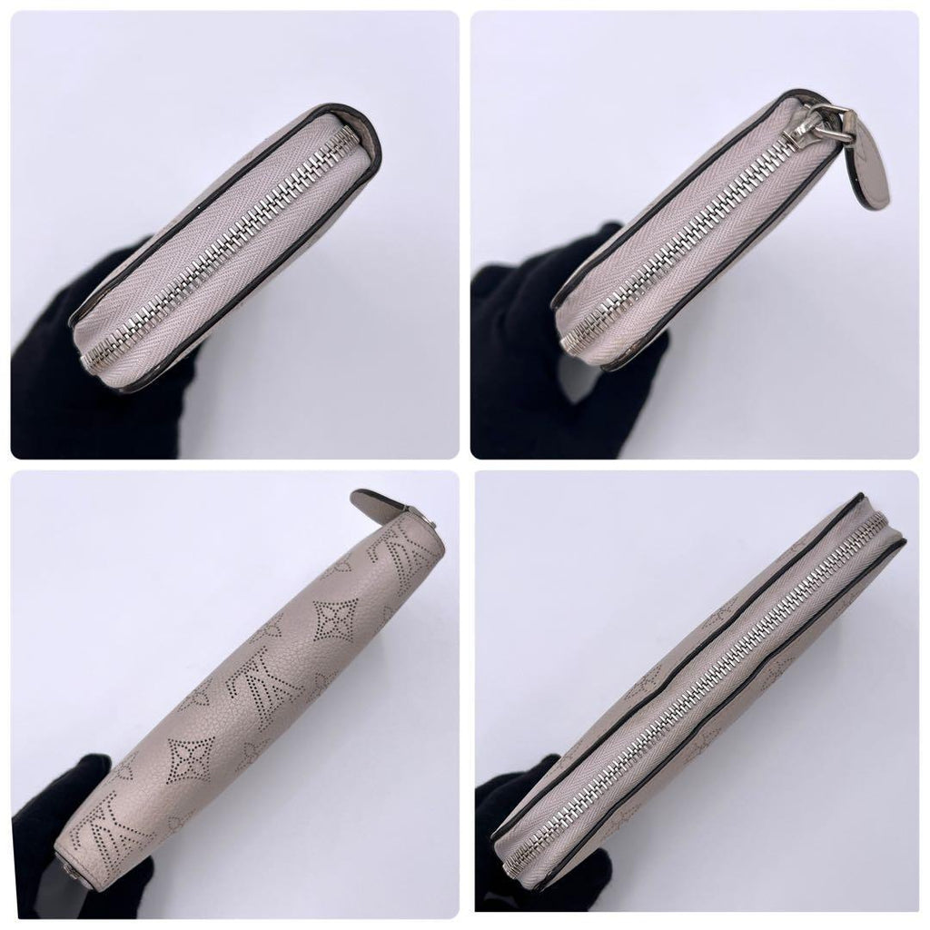 Louis Vuitton Monogram Mahina Zippy Wallet Brume — view 7
