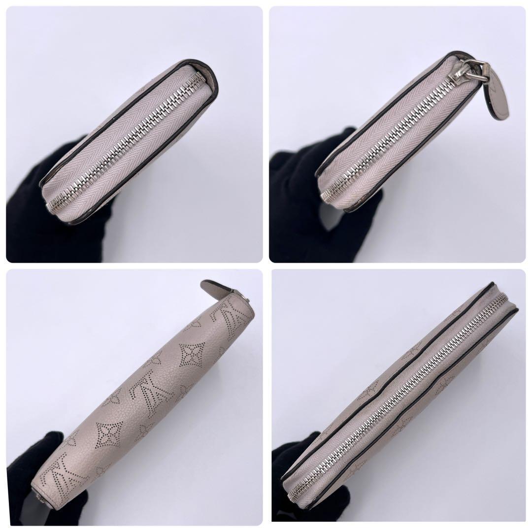 Louis Vuitton Monogram Mahina Zippy Wallet Brume — view 7