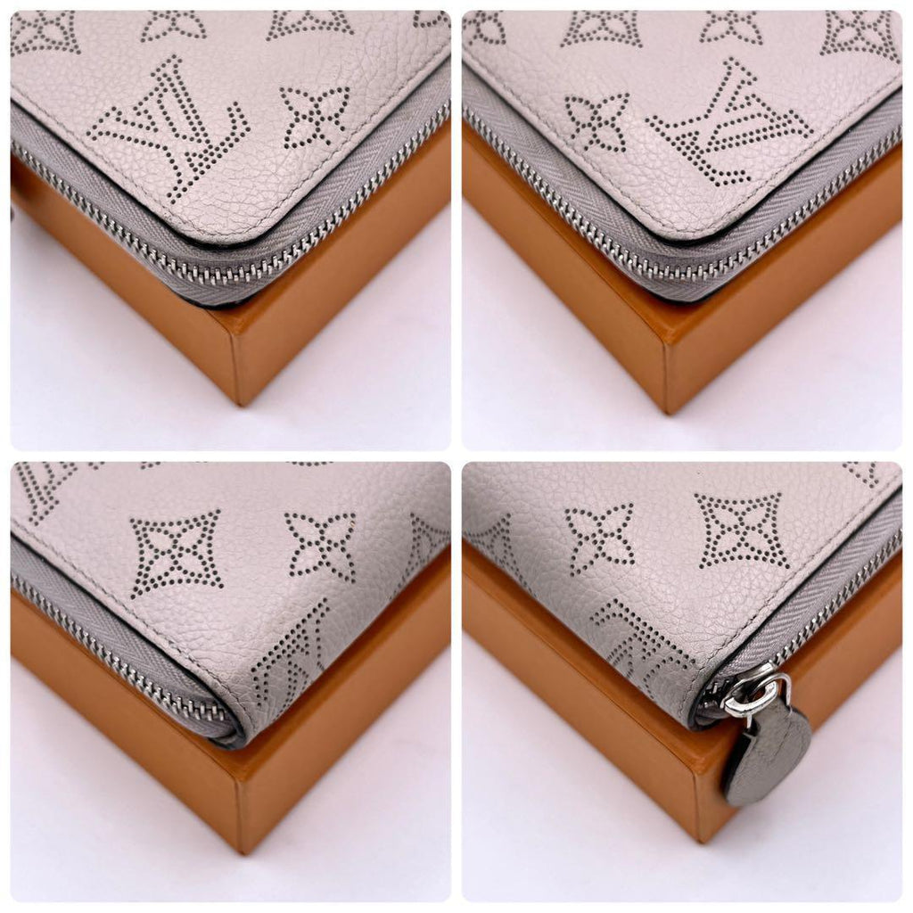 Louis Vuitton Monogram Mahina Zippy Wallet Brume — view 8