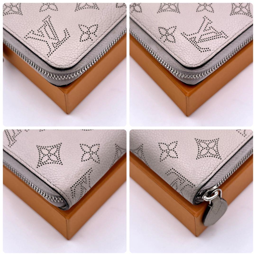 Louis Vuitton Monogram Mahina Zippy Wallet Brume — view 8