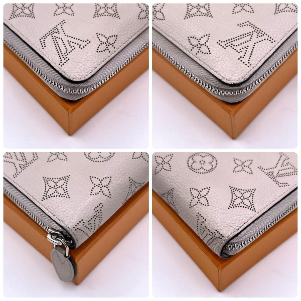 Louis Vuitton Monogram Mahina Zippy Wallet Brume — view 9