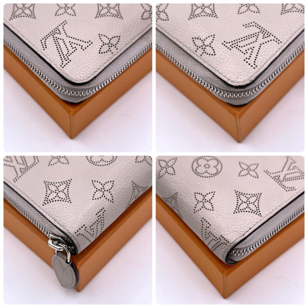 Louis Vuitton Monogram Mahina Zippy Wallet Brume — view 9