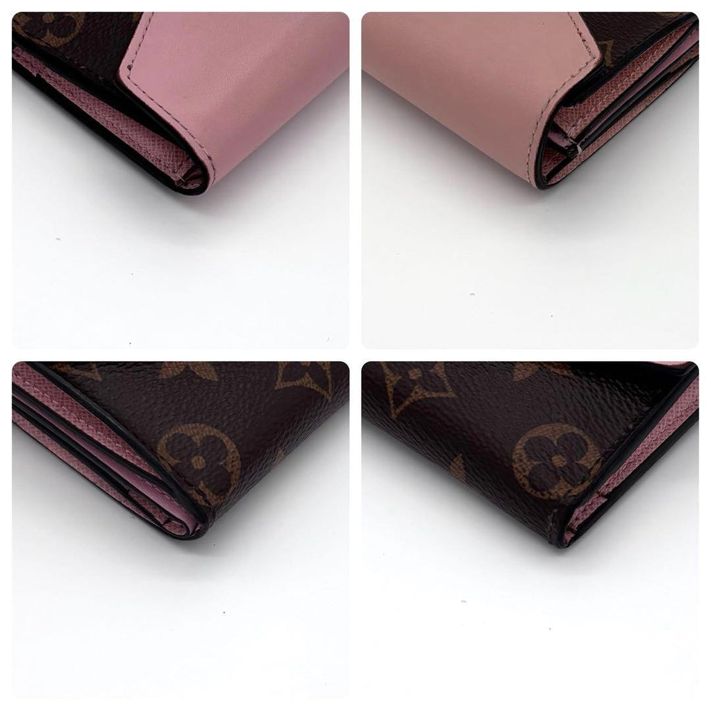 Louis Vuitton Monogram Portefeuille Zoe Rosevalerine Trifold Wallet — view 8