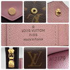 Louis Vuitton Monogram Portefeuille Zoe Rosevalerine Trifold Wallet — view 9