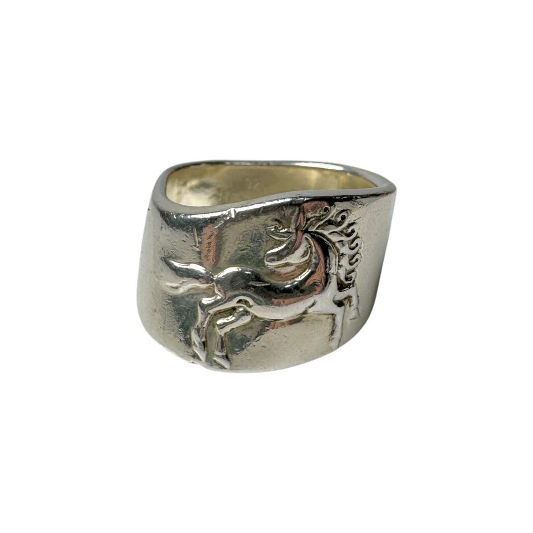 Hermes Ring Gallop Horse Vintage — view 2