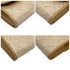 Chanel Mini Quilted Lambskin Chain Shoulder Bag Beige — view 6