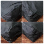Prada Nylon Triangle Plate Logo Shoulder Tote Black — view 6
