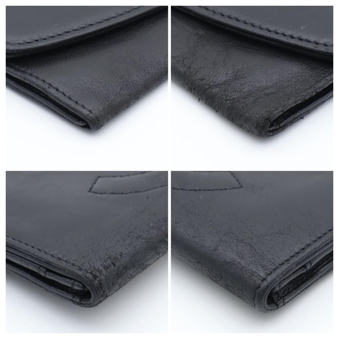 Chanel Jumbo CC Logo Lambskin Bifold Wallet Black — view 8