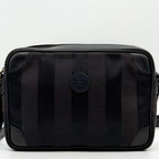 Fendi Pecan Shoulder Bag Leather Vintage Canvas — view 2