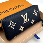 Louis Vuitton Portefeuille Clemence Wallet Bicolor Zip Around — view 2